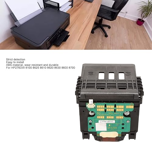 Miniatura 2 de Asixxsix Cabezal de impresión para HP Officejet Pro 8100 8600 8610 8620 8630 8625 8700 276DW, piezas de repuesto de cabezal de impresión (cian,