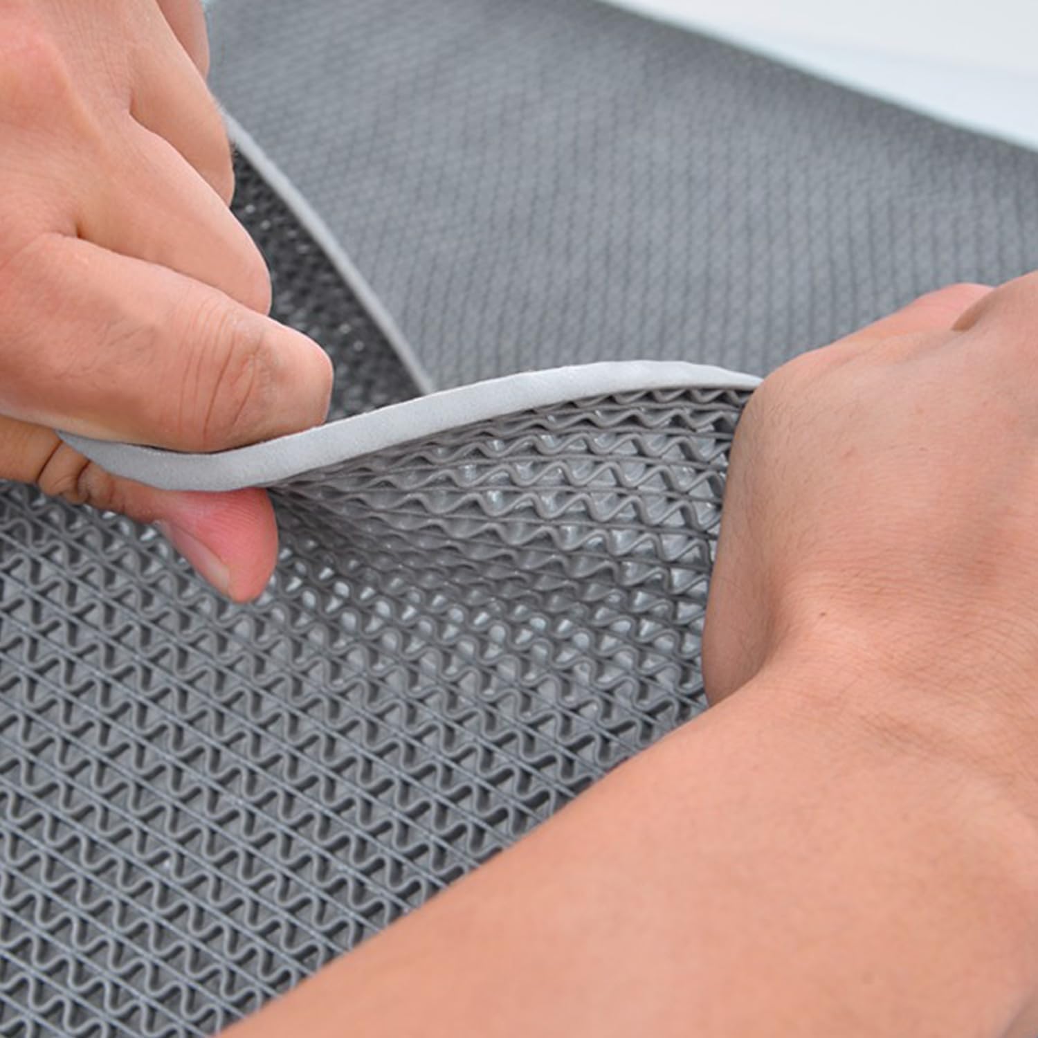 uyoyous Tapis de sol antidérapant en PVC de 0,9 x 5 m pour salle de bain, piscine, salle de bain, zone humide intérieure et extérieure