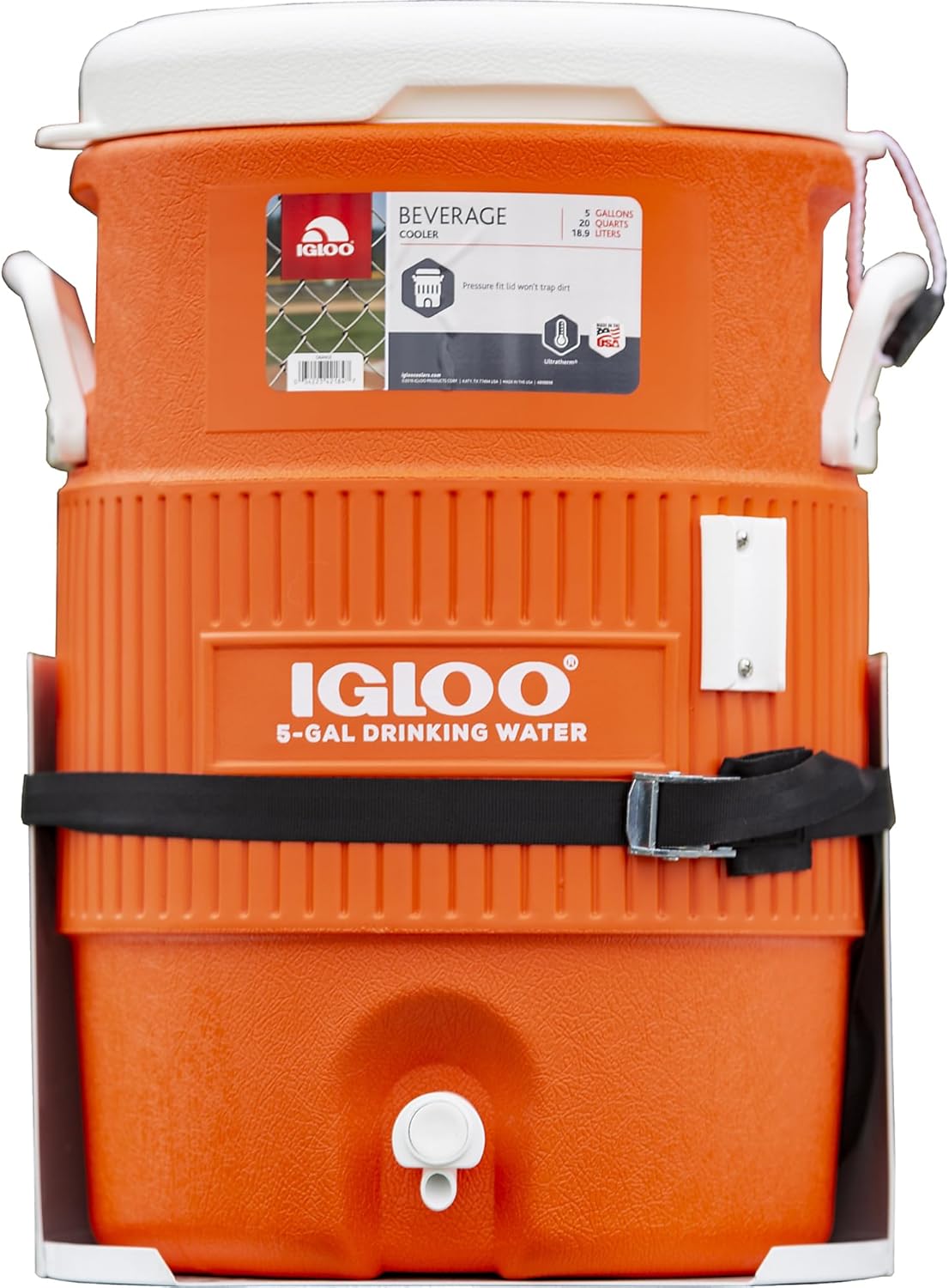 Buyers Products 5201005 5 Gallon Water Cooler Rack for Truck, White Steel With Flat Surface, Trucks & Trailer Accessories, Water Jug Holder for Truck