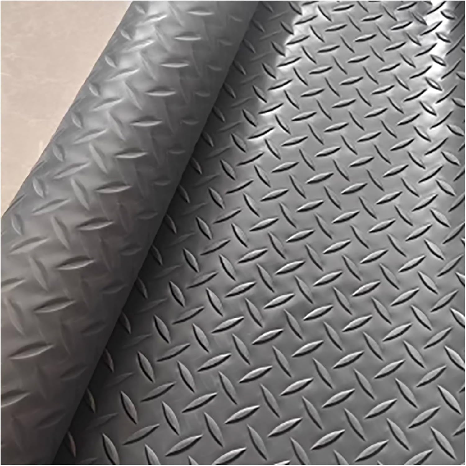 Garage Floor Mat, Thickened PVC Garage Mats Flooring Roll for Under Car, Garage Parking Mats, for Floor Large SUVs, MPV, Pickup Truck, Workshop, Kitchen(Red,450x90cm/177.3x35.5)