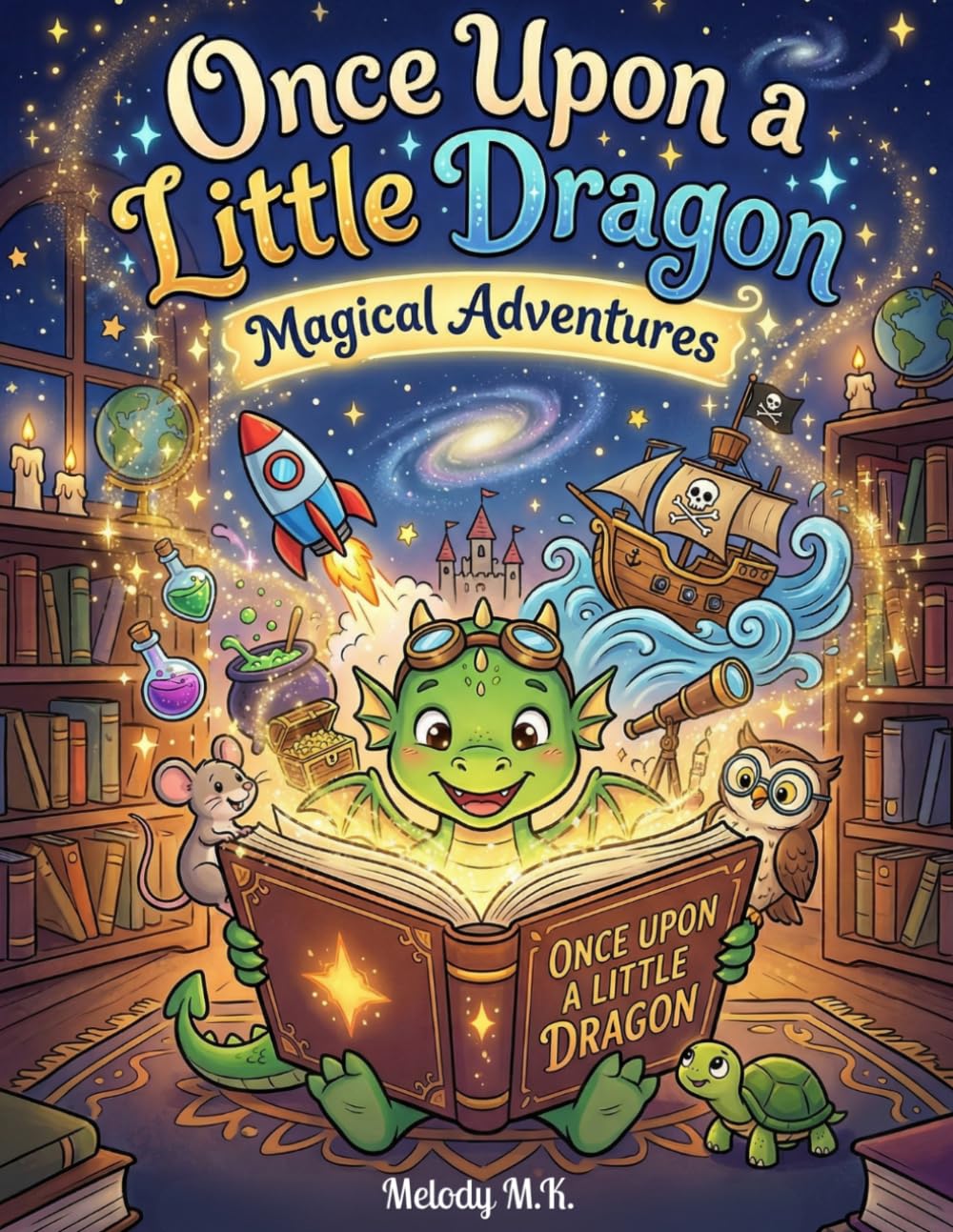 Once Upon a Little Dragon Coloring Book: Magical Adventures