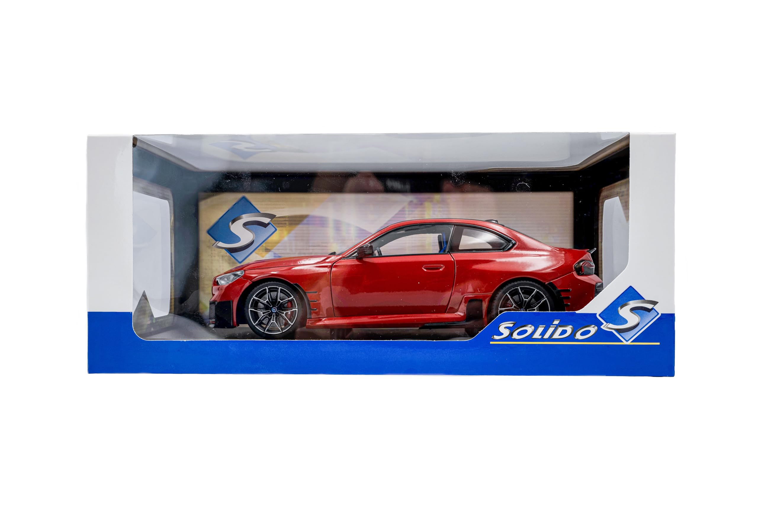 Solido BMW M2 G87 Modellauto 1:18 Sportcoupé Toronto Rot