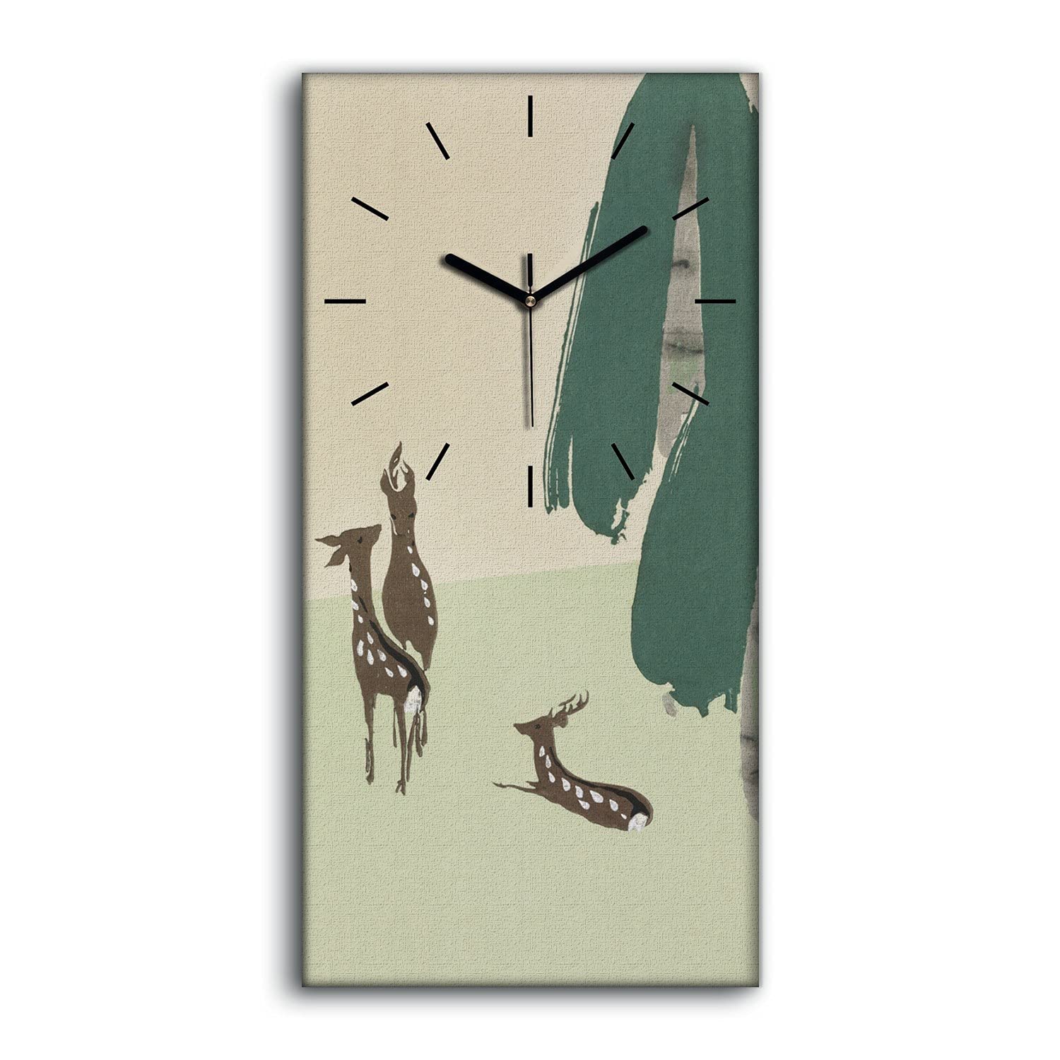 Horloge sur Toile Art Mural Abstrait Design Moderne Chic