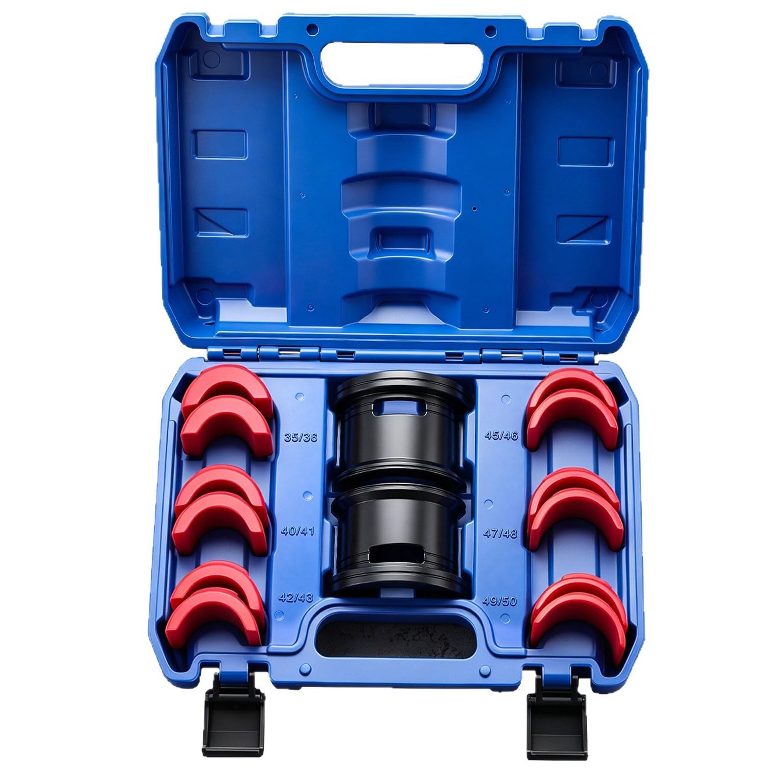 14Pcs Installer Driver Set 35/36 40/41 42/43 45/46 47/48 49 / 50MM Adapter Motorcycle Bike Fork Seal Driver Tool Set Motorcycle Maintenance Equipment