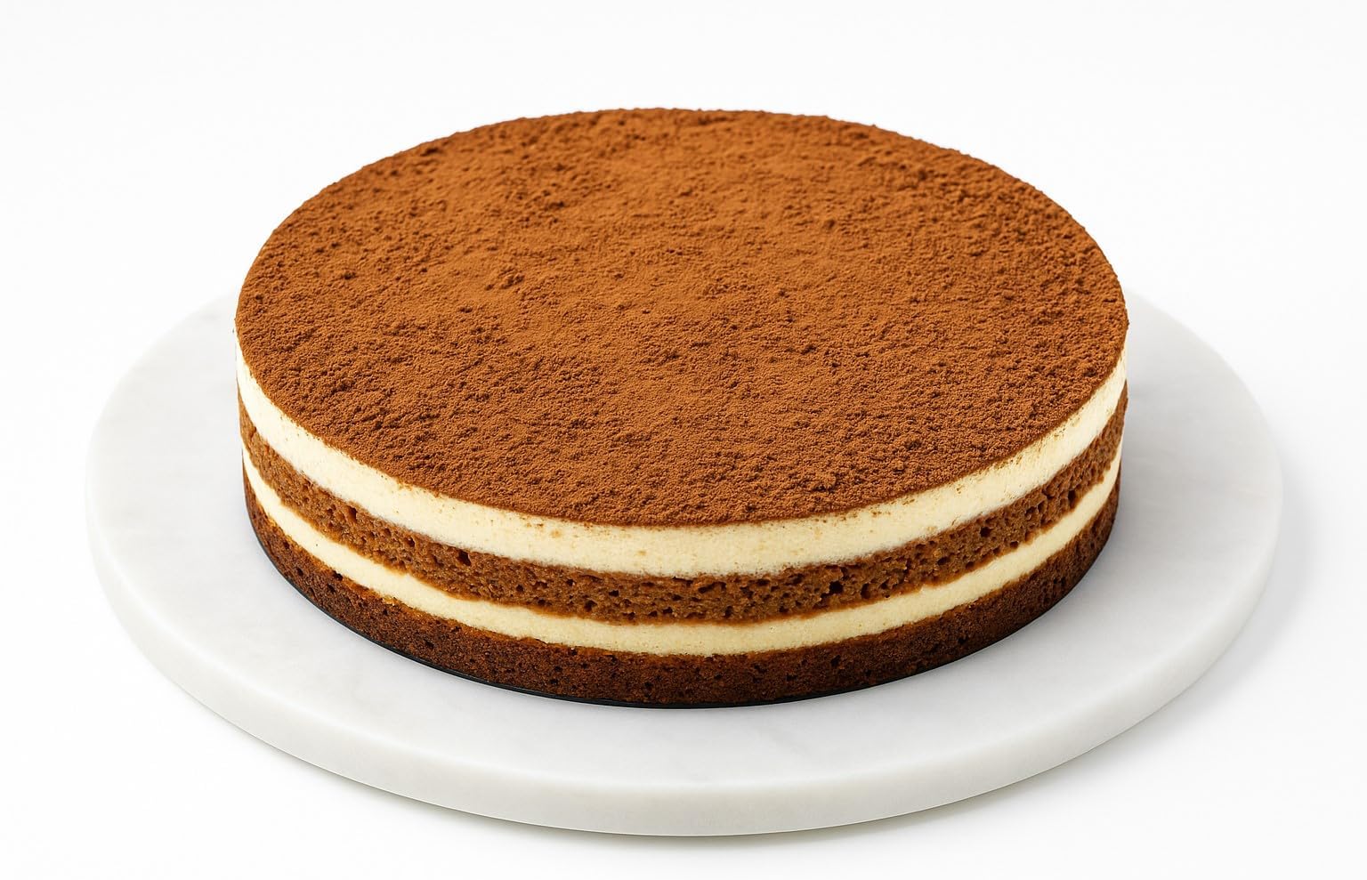 ANDY ANAND CHOCOLATIER Sugar Free Gourmet Tiramisu Mousse Chiffon Cake Decadent Delight! Velvety Baked Fresh Daily, Fresh and Natural Ingredients, No Preservatives, Amazingly Delicious and Light (2.2 lb)