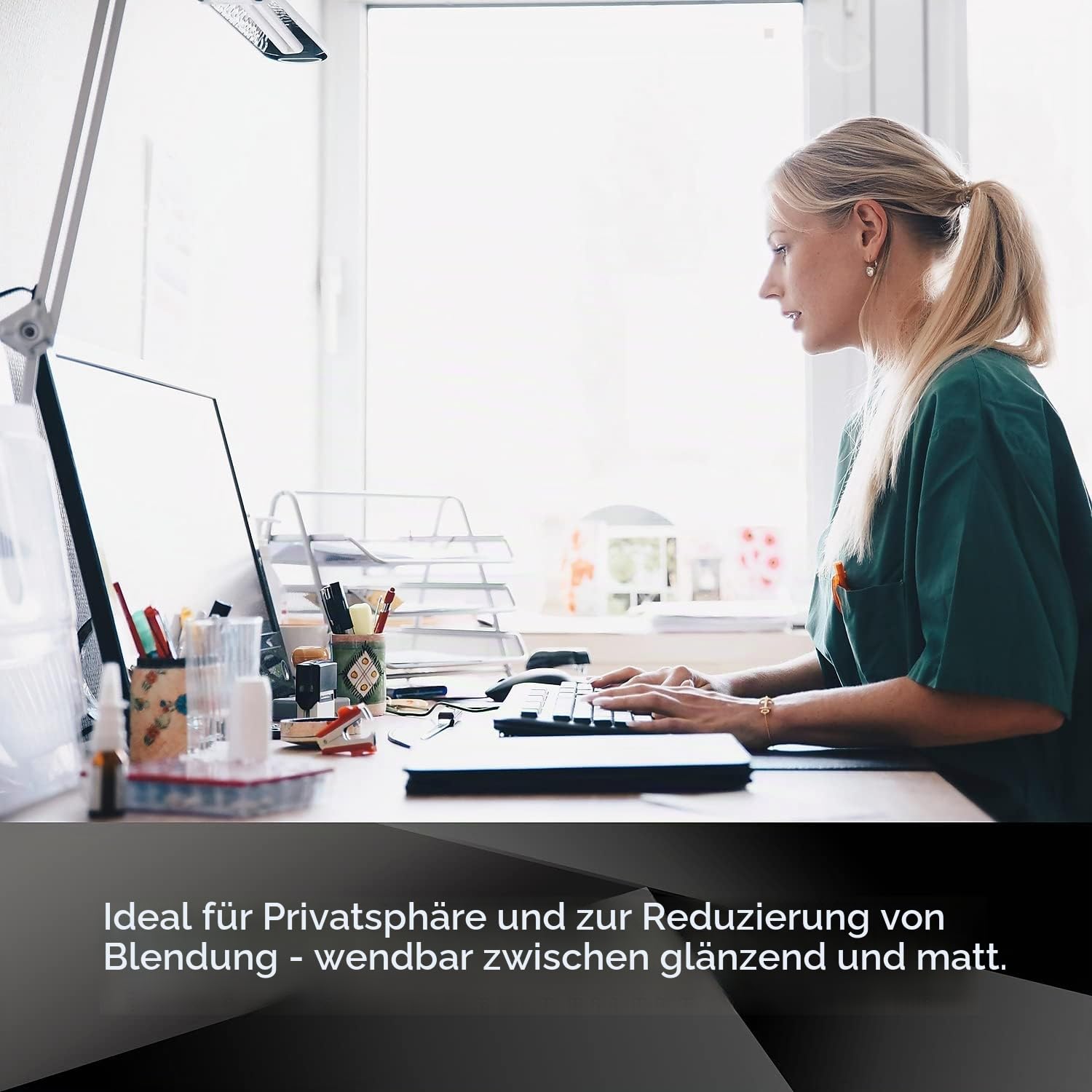 3M Blickschutzfilter für 23,8 Zoll Vollbild-Monitor, Polyester, mit Comply Magnetbefestigungssystem, 16:9, PF238W9EM