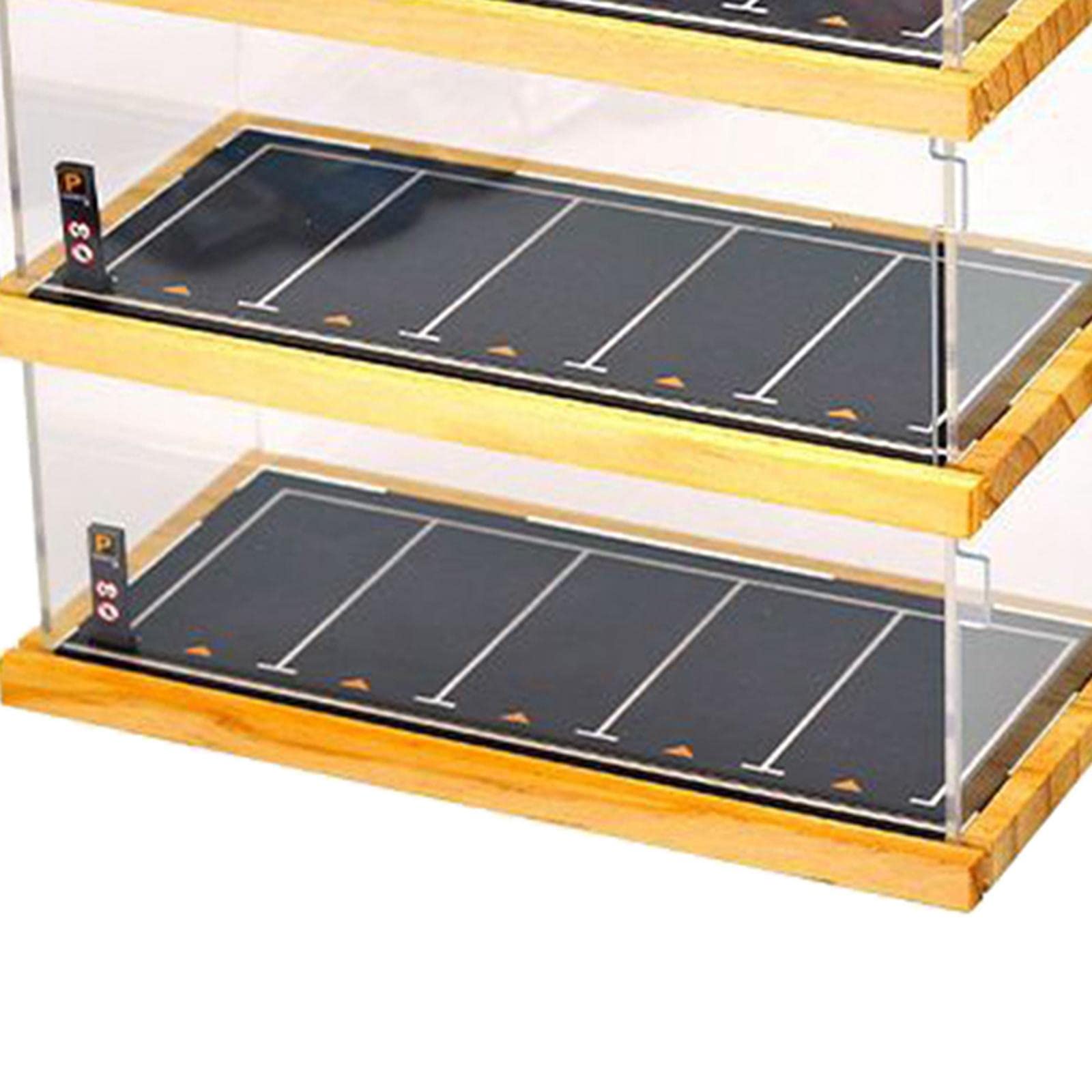 Luwecf Vitrine de Présentation de Modèle de Véhicule 1/64, Vitrine de Garage avec Scène de Parking pour Voiture En Alliage, Voitures Jouets, Voiture de Sport, 3 couches Luwecf Vitrine de Présentation de Modèle de Véhicule 1/64, Vitrine de Garage avec Scène de Parking pour Voiture En Alliage, Voitures Jouets, Voiture de Sport, 3 couches