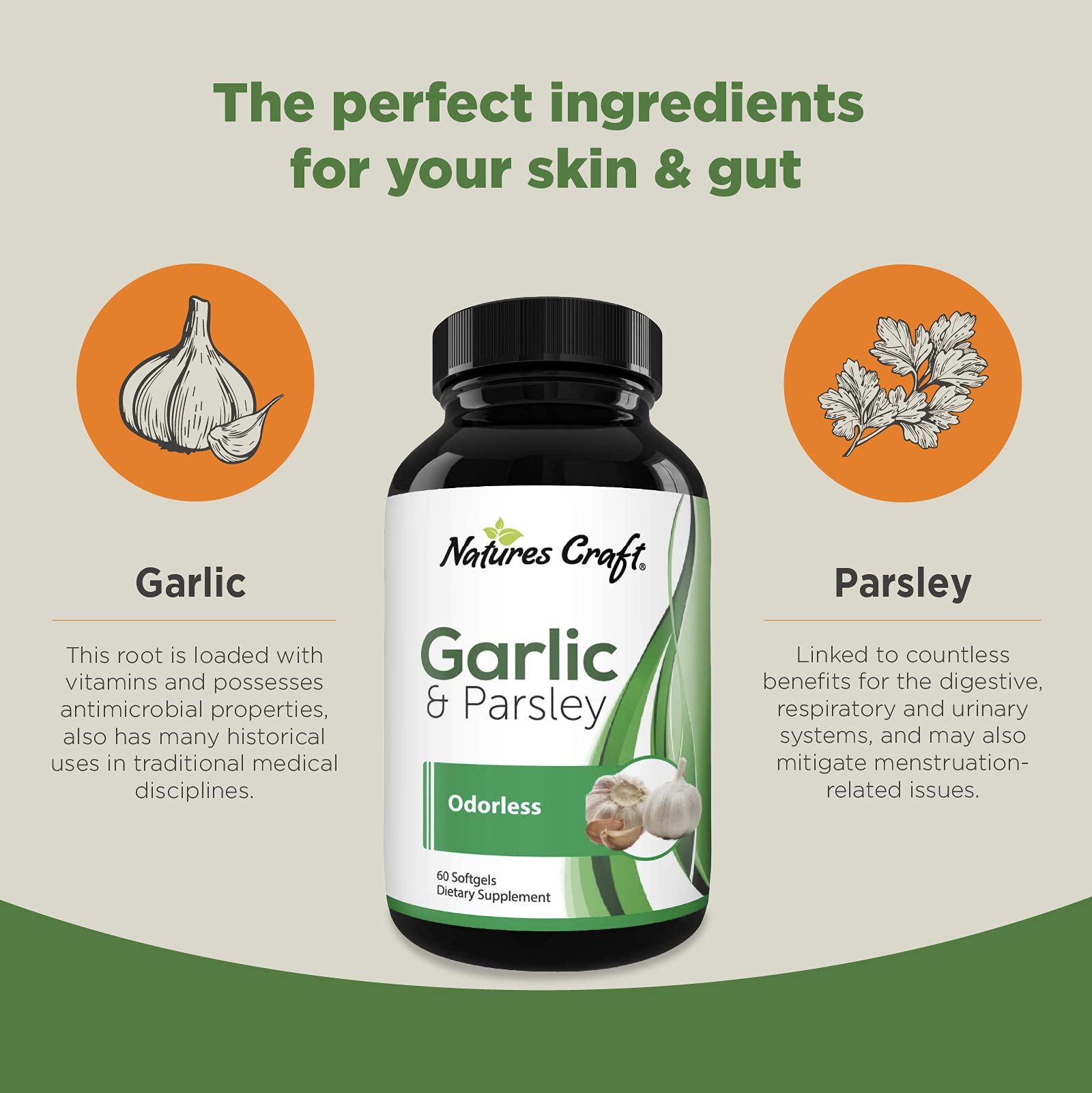 Garlic Supplement Odorless Immunity Vitamins Garlic Pills Odorless