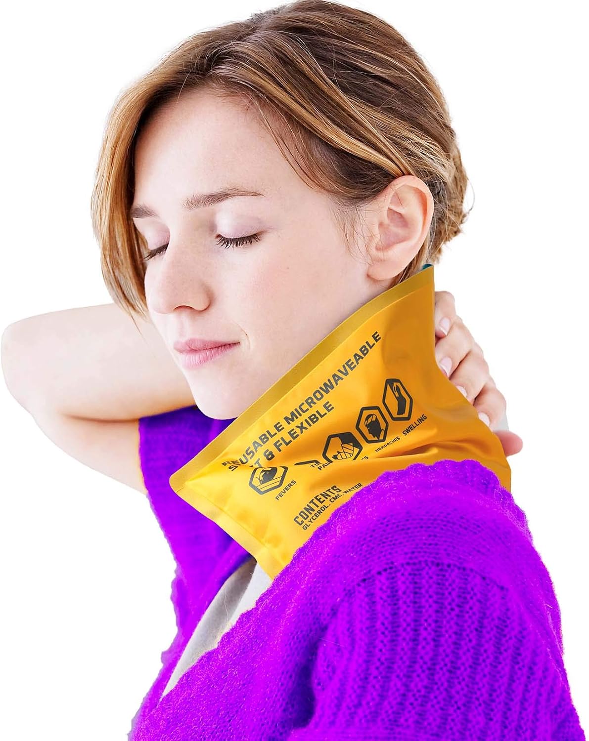 Sparthos Reusable Hot Cold Gel Ice Pack, Pain Relief - Neck (Pack of 1)