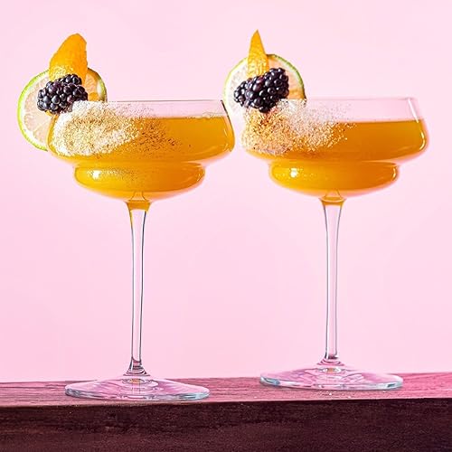 Miniatura 2 de Luigi Bormioli Backdoor '20s - Vasos de cóctel Great Gatsby de 10 onzas, juego de 4