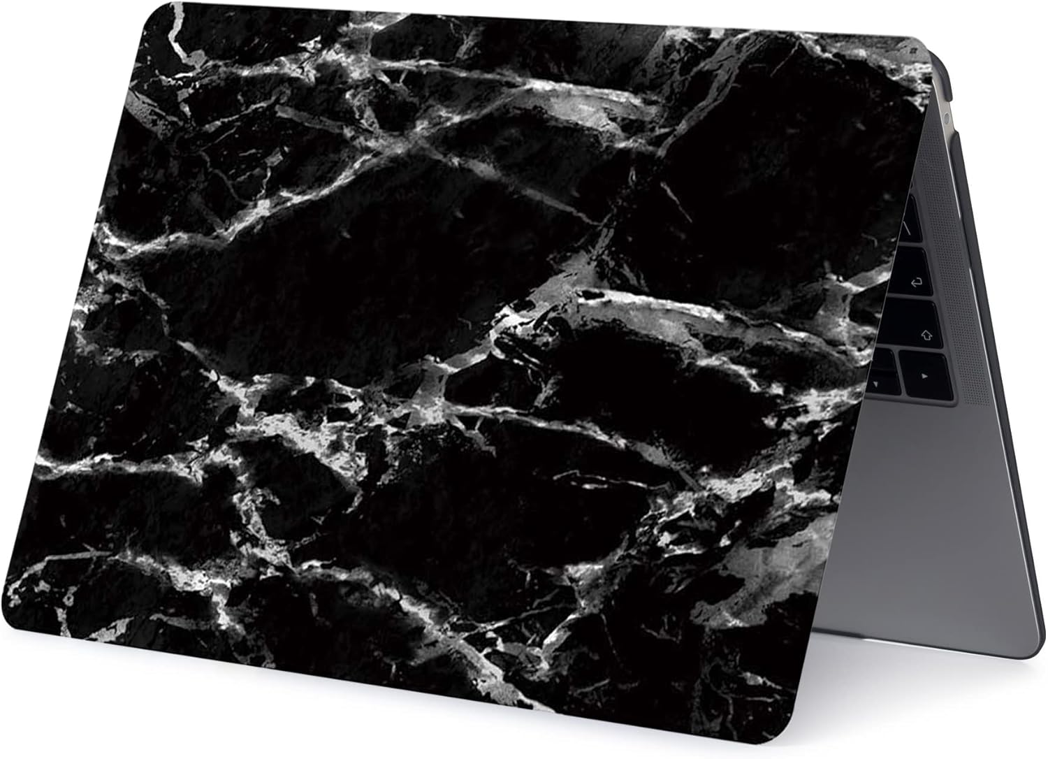 Case Compatible with MacBook Pro 15 inch 2019 2018 2017 2016 Release A1990 A1707 with Touch Bar, Protective Plastic Hard Shell Case & Keyboard Cover for MacBook Pro 15.4",Black Marble