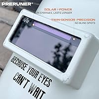 Vista 4 de Serie de tonos ajustables Lente de soldadura con oscurecimiento automático de rango HD 5-13 (9 tonos en 1) 2" x 4 1/4" x 0.33" Sin