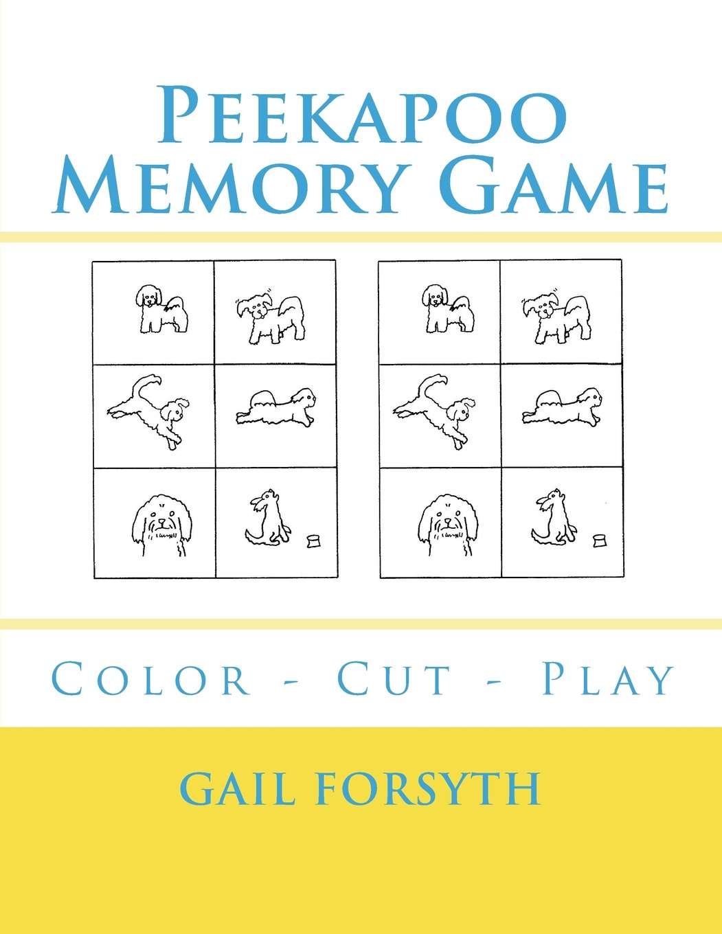 Peekapoo Memory Game: Color - Cut - Play