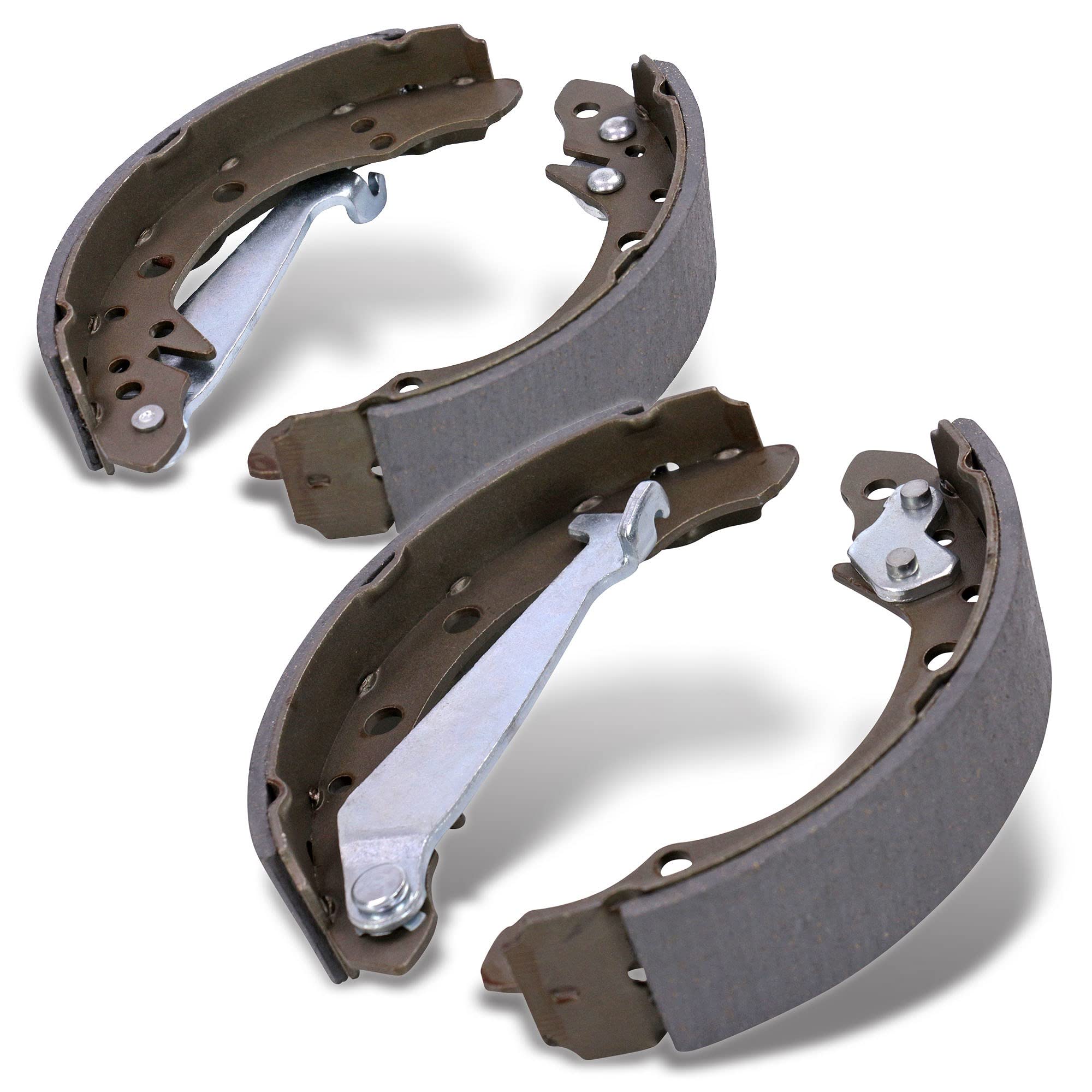 ATEC Germany Bremsensatz Hinterachse inkl. 2x Bremstrommel Hinterachse 4x Bremsbacken Hinterachse mit Montagesatz 2x Radbremszylinder (Aluminium) Kompatibel mit VW POLO (6N2) (6V2) (6N1) (6V5)