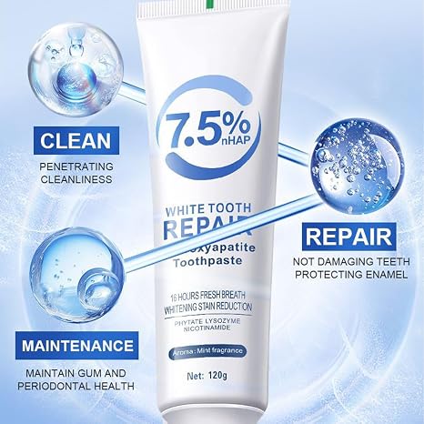 Hydroxyapatite Toothpaste Hydroxyapatite Toothpaste Hydroxyapatite Toothpaste for Advanced Enamel Protection Toothpaste Without Fluoride