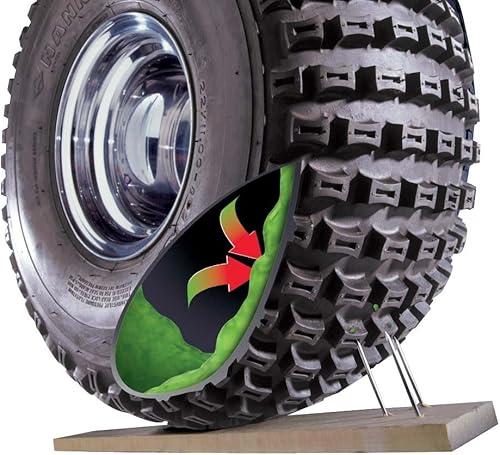 Miniatura 2 de Slime Sellador de reparación de pinchazos de neumáticos planos 10009 evita y repara todos los neumáticos sin cámara para todoterreno no tóxico