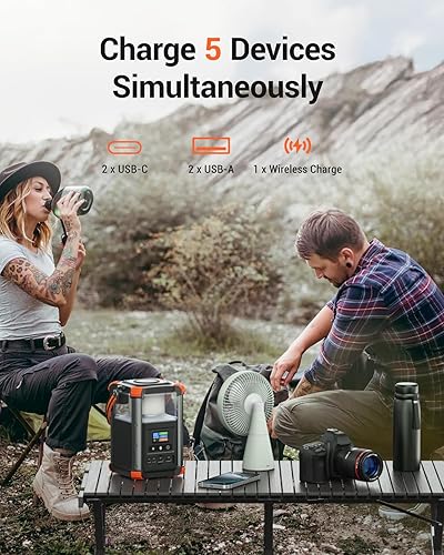 Miniatura 8 de BLAVOR Estación de energía portátil, generador para exteriores de 236.8 Wh64,000 mAh, generador pequeño de carga rápida bidireccional USB C de 100