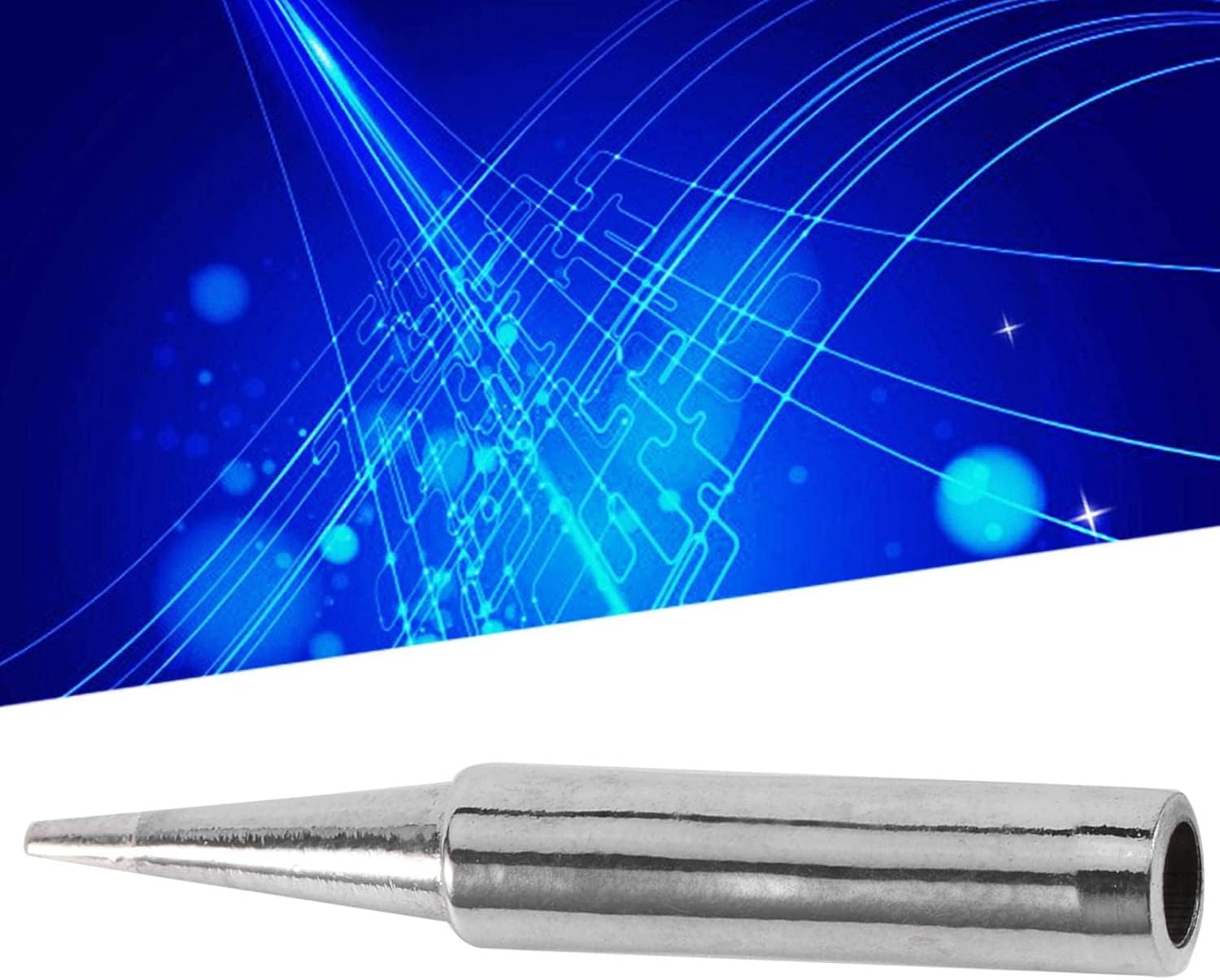 10 x Soldering Iron Tips 900M-T Solder Screwdriver Iron Tip for Soldering Station Tool(Soldering Tips + Sleeve)