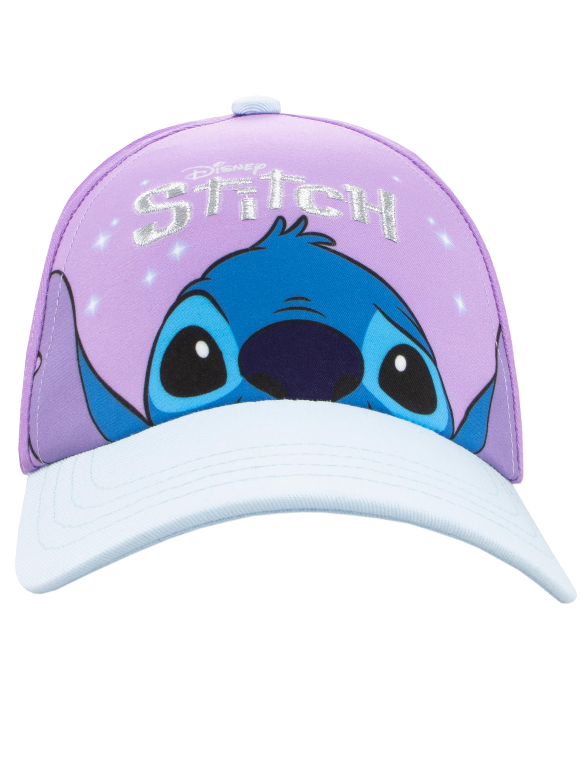 Disney Czapka ze ściegiem | Dziewczęca czapka letnia | Czapki i czapki dziewczęce | Oficjalne akcesoria do ściegu | Jeden rozmiar fioletowy, Fioletowy, Rozmiar uniwersalny