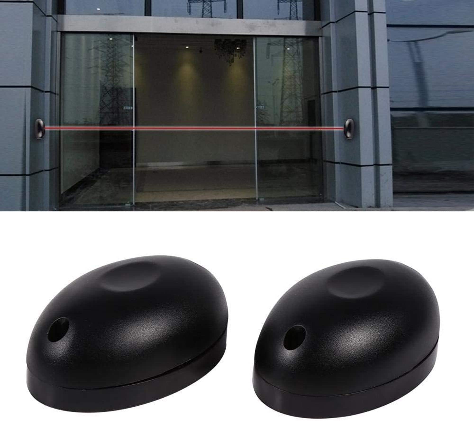 Fotocélula Universal para Abrir Puerta del Garaje - Modelo PX Beam - Contiene Espejo Receptor - Sensor Infrarrojos - Alcance de 15 Metros - 85x43x39mm - Incluye Tornillos para su Instalación