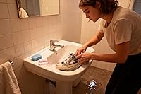 Vista 9 de Paquete de 12 cepillos de uñas con agarre de mango (colores surtidos), cepillos de limpieza de uñas para limpiar dedos de pies y uñas, cepillos