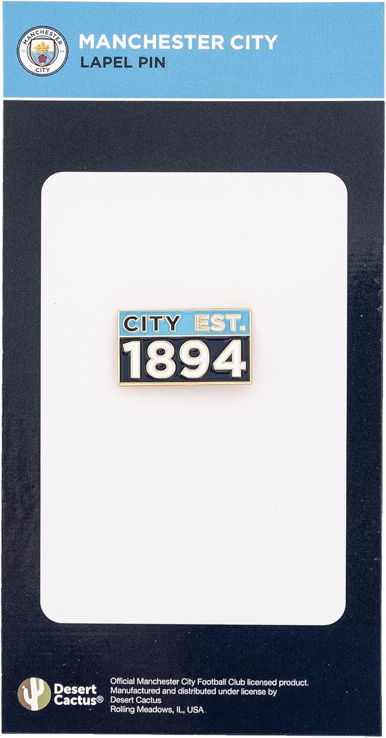 Desert Cactus Manchester City Lapel Pins Man City MCFC Football Soccer Logo Enamel Made of Metal - Image 4