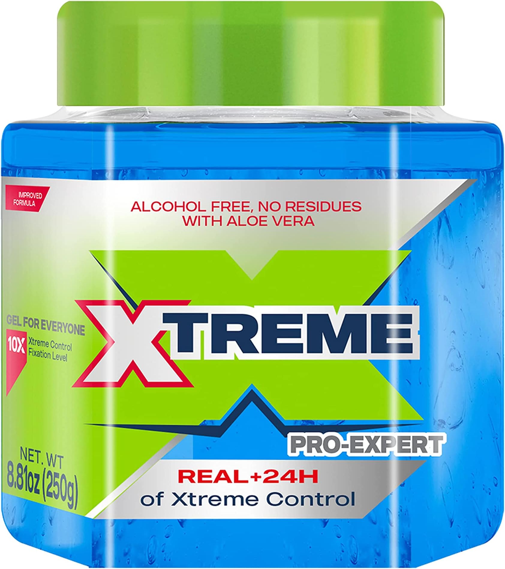 Amazon.com : Xtreme Pro-Expert Blue Styling Hair Gel, 24-Hours Control ...