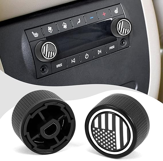 G American Flag Rear Radio knob Volume Control Knobs [2PCS