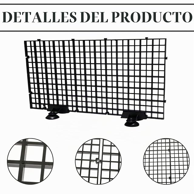 Foto 4 de 6 de ZDNT 8 Piezas Separador Acuario Divisores de pecera Divisores para Acuario con 10 Pcs Ventosa para Separar…