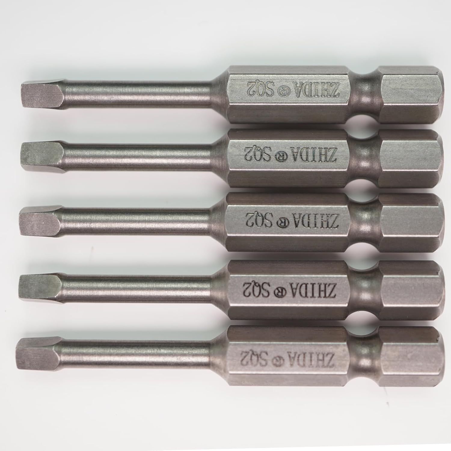 Torsion Robertson Impact Bits SQ2 Square Screwdriver Bits No.2 5 PC