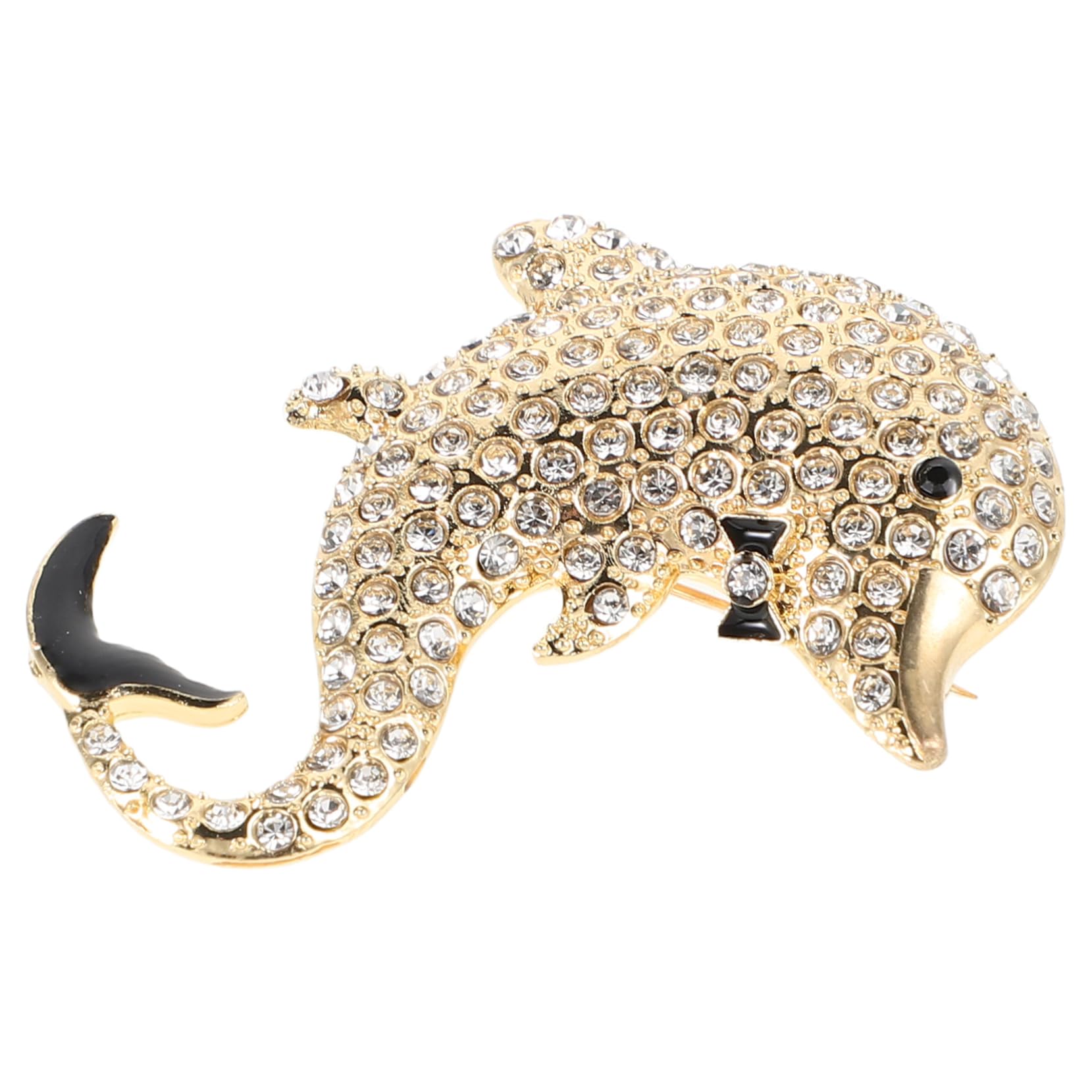 Broches para Sombrero de Mujer, joyería de delfín, suéter Vintage con pedrería para Solapa, Accesorios de Moda Animal