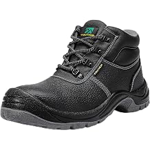 YOUTHUP Steel Toe Boots for Men Safety Toe Puncture Proof Slip Resistant