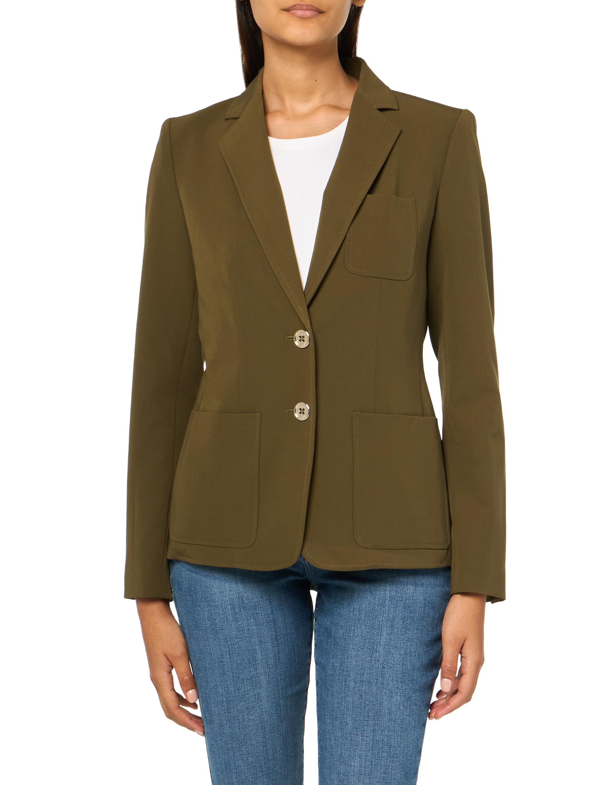 Tommy HilfigerWomen's Blazer Business Jacket with Flattering Fit and Single-Button Closure