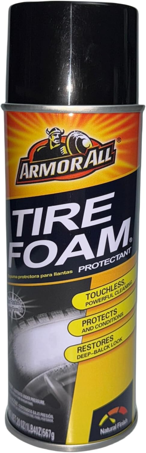 Tire Foam Diversion Safe, Hidden Storage Box, 8 oz Capacity, Key Lock, Blue/Yellow