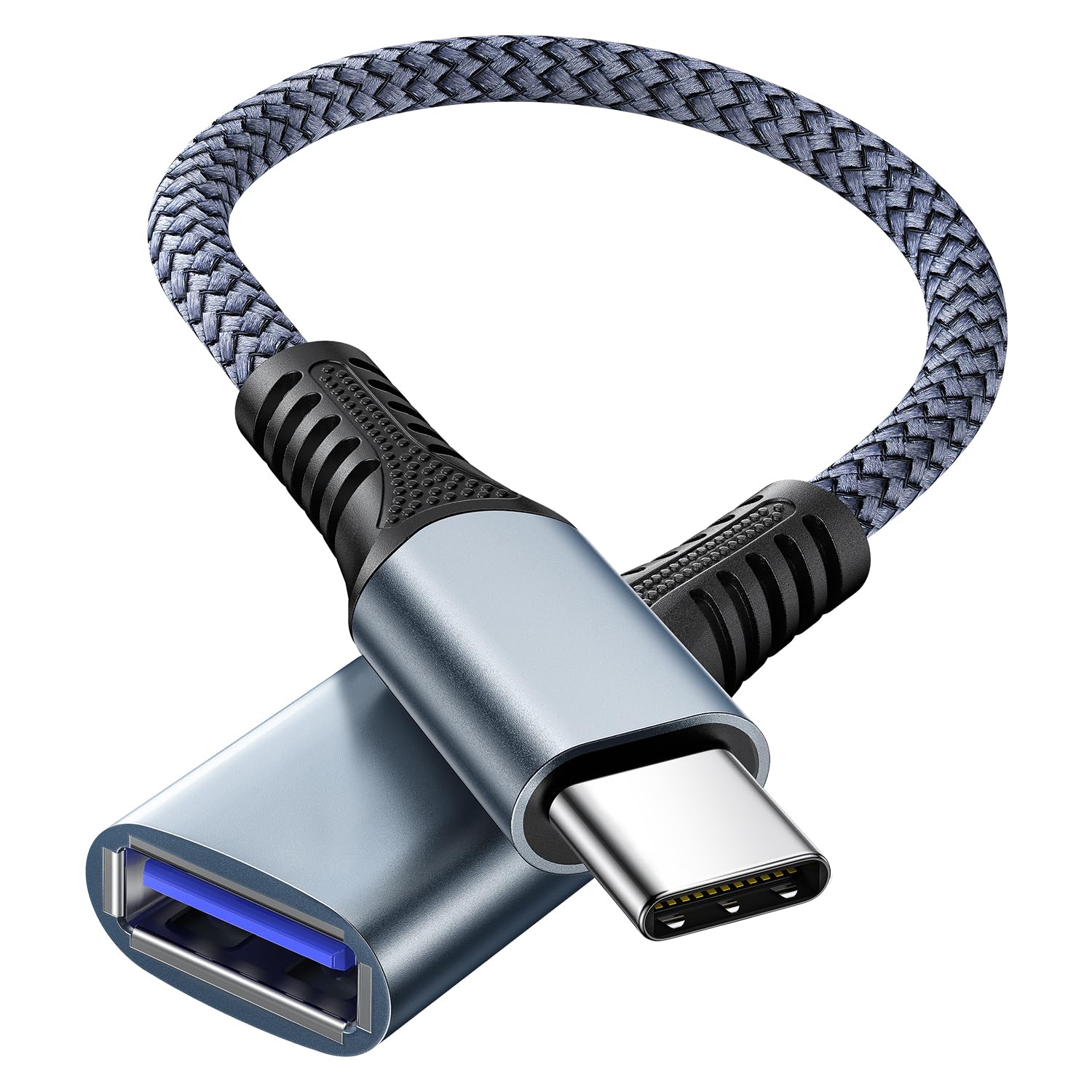 Adattatore da USB C a USB 3.0 OTG, Cavo Tipo C a USB A per iPhone 16/15 Pro Max Plus, Samsung Galaxy S23/S22/S21/S20/S23 Ultra