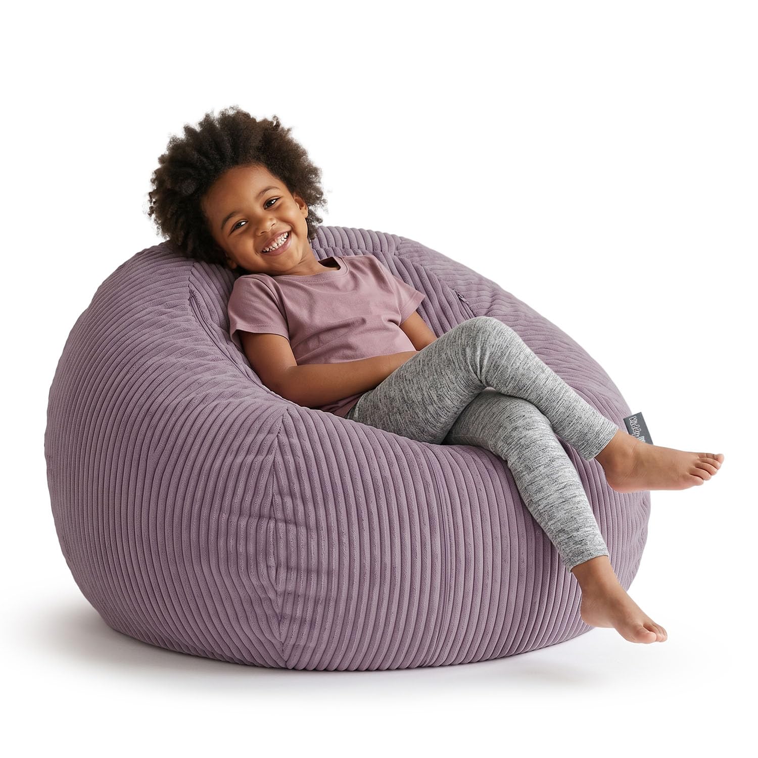 KiddyMoon KM-BAG-BALL Mebel fotel, fioletowy