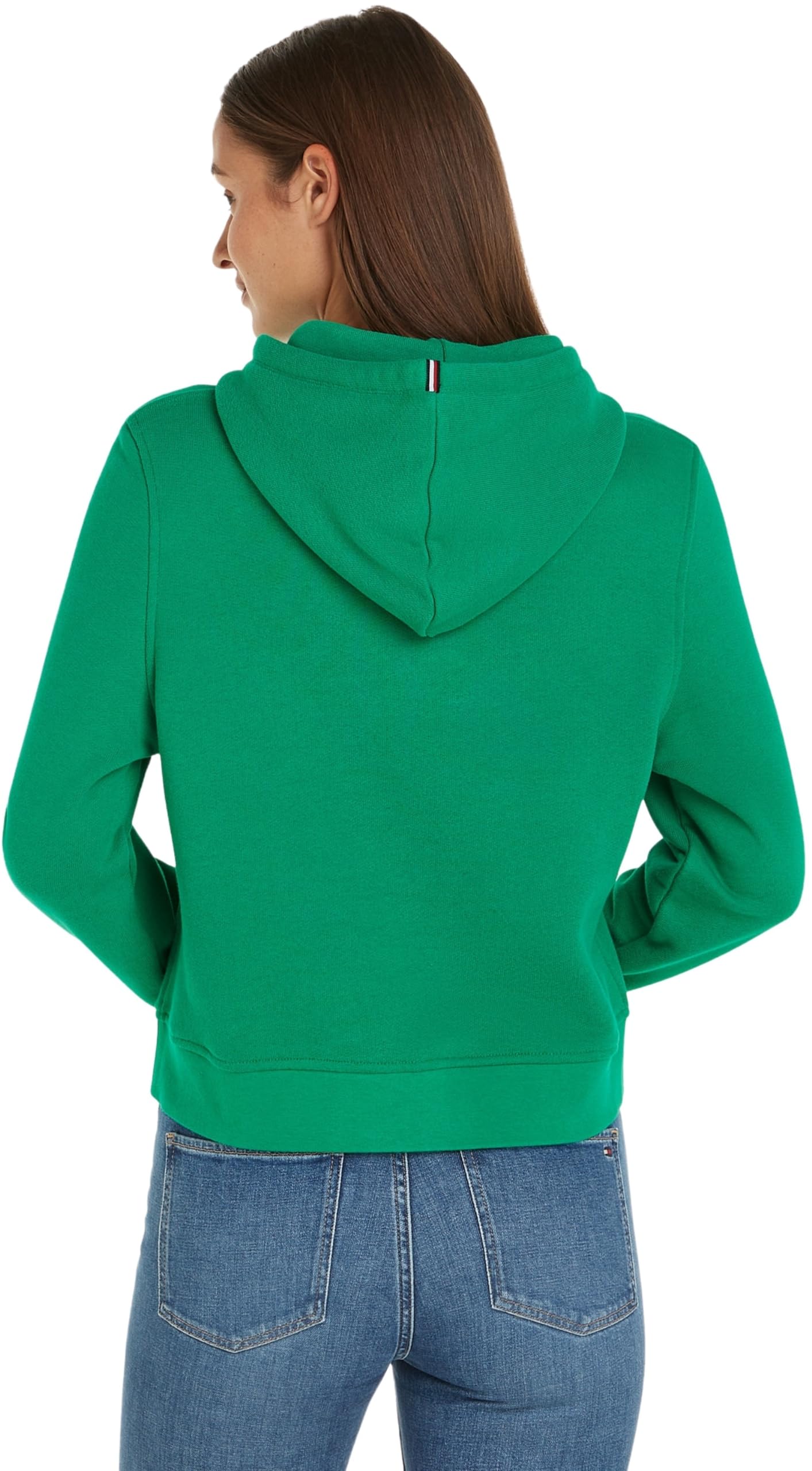 Tommy Hilfiger Felpa Donna Logo Hoodie con Cappuccio