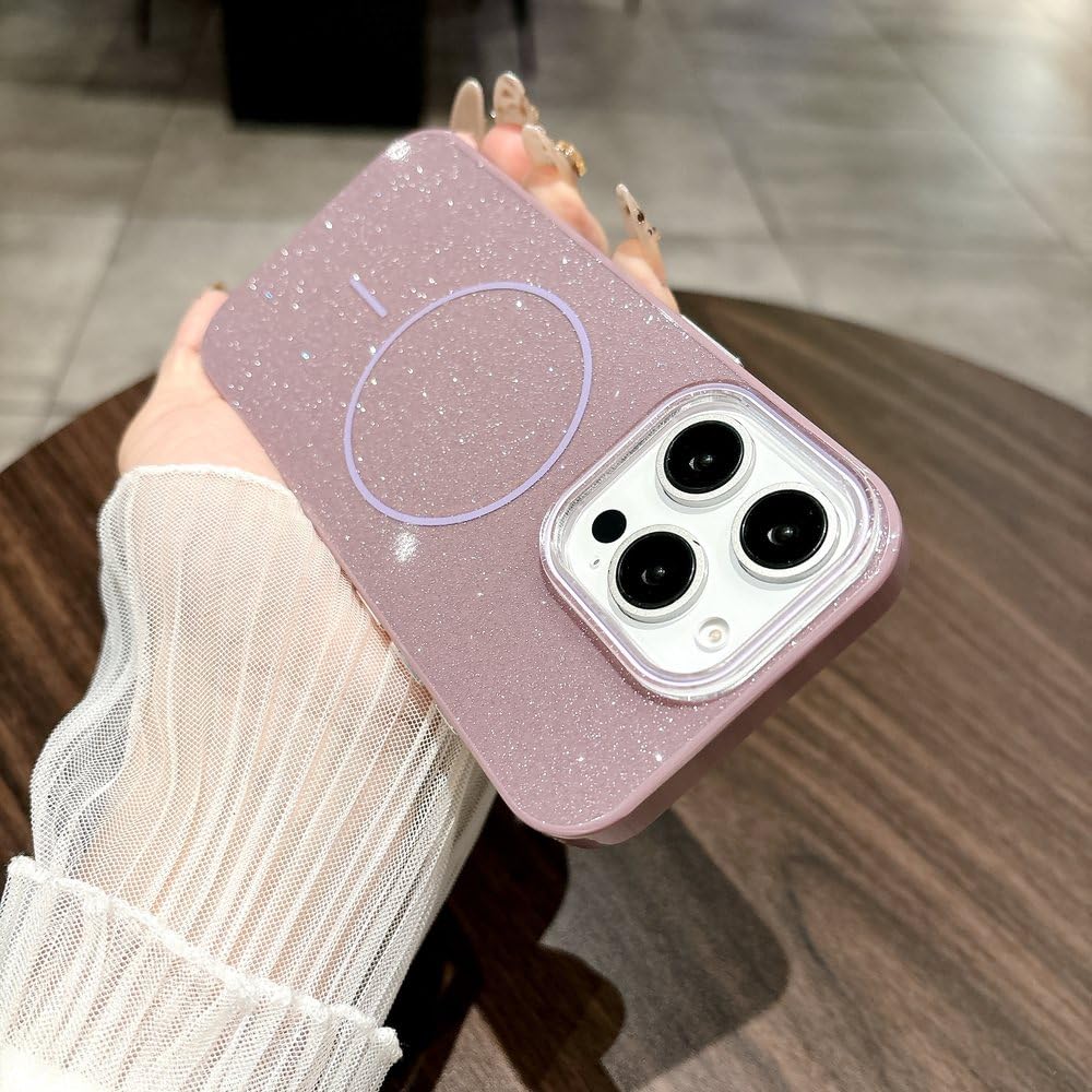 Coque de luxe pour iPhone 14 Plus magnétique violette antichoc - 8