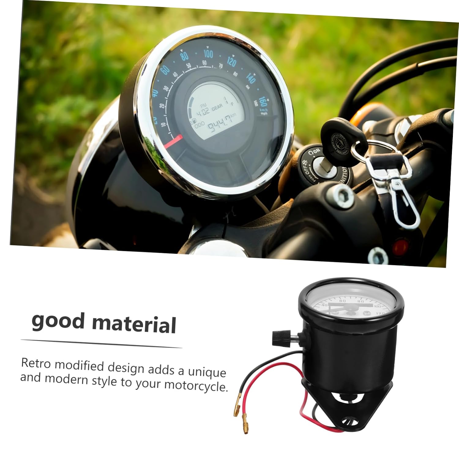 Speedometer Motorbike Modified Gauge Dual Odometer Motorcycle Accessory