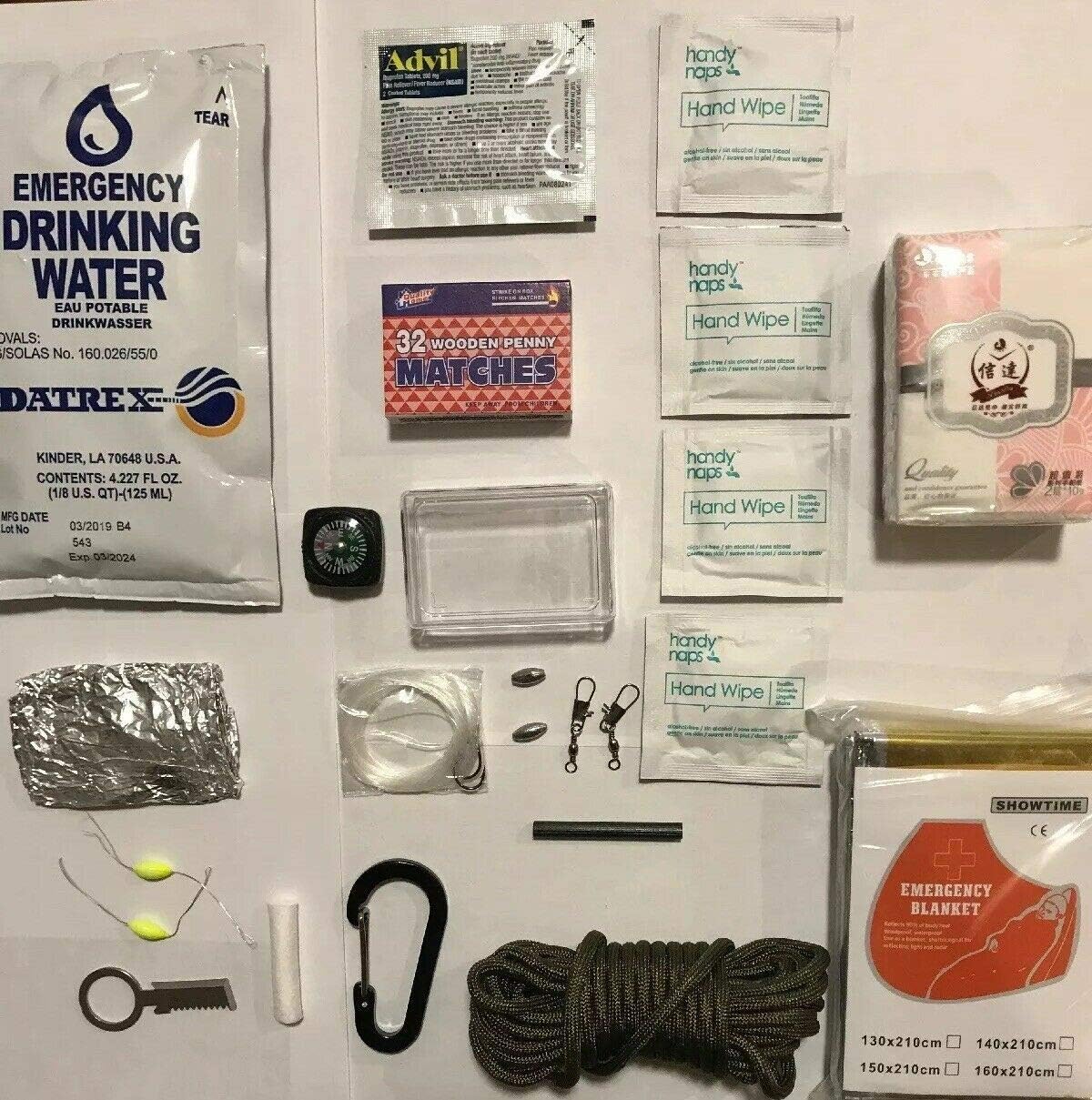 Emergency Survival Kit - Essential Bug Out Bag Zombie Hurricane Auto Disaster Kit • E&D Shop