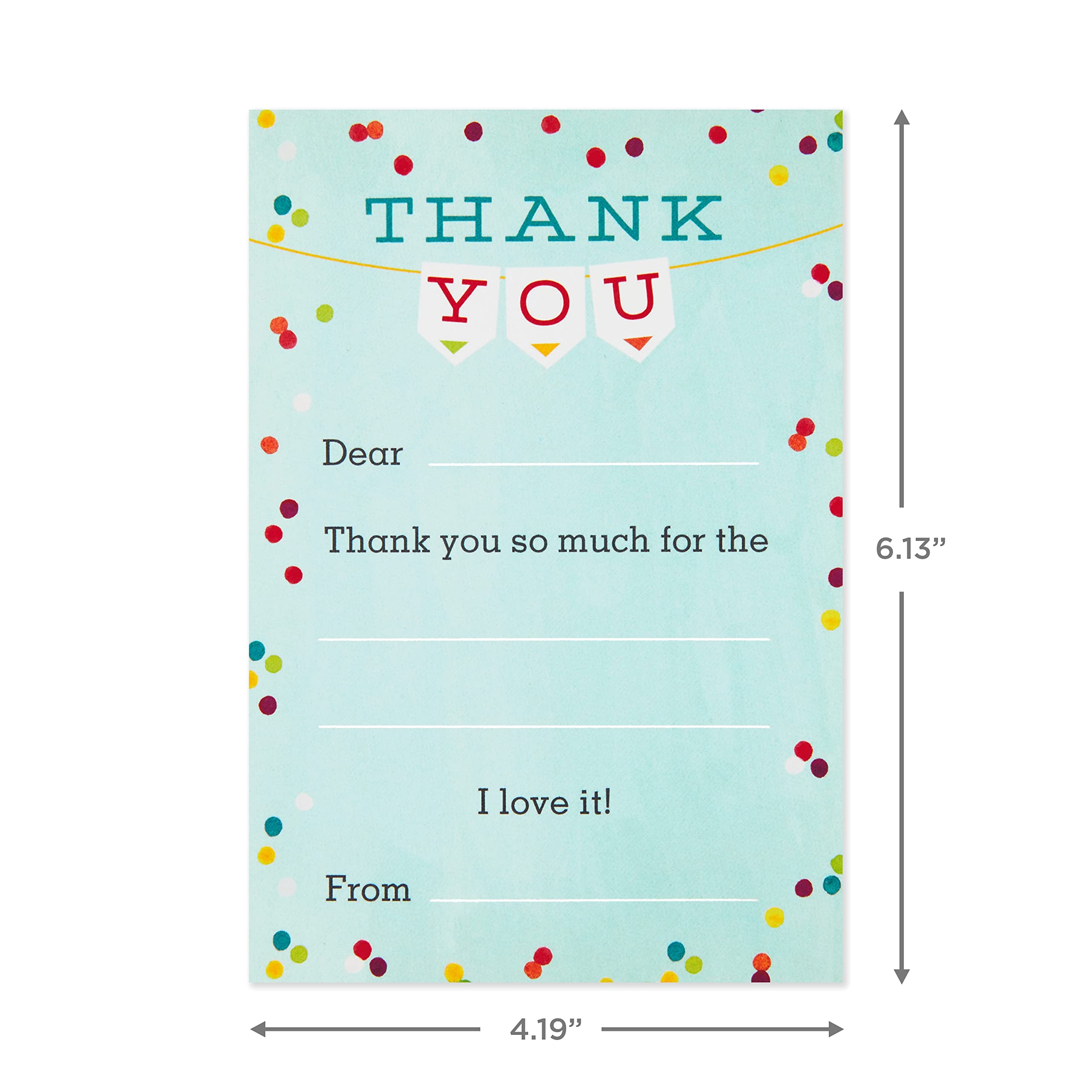 Hallmark Kids Fill in the Blank Thank You Cards (20 Cards with Envelopes) - Image 3