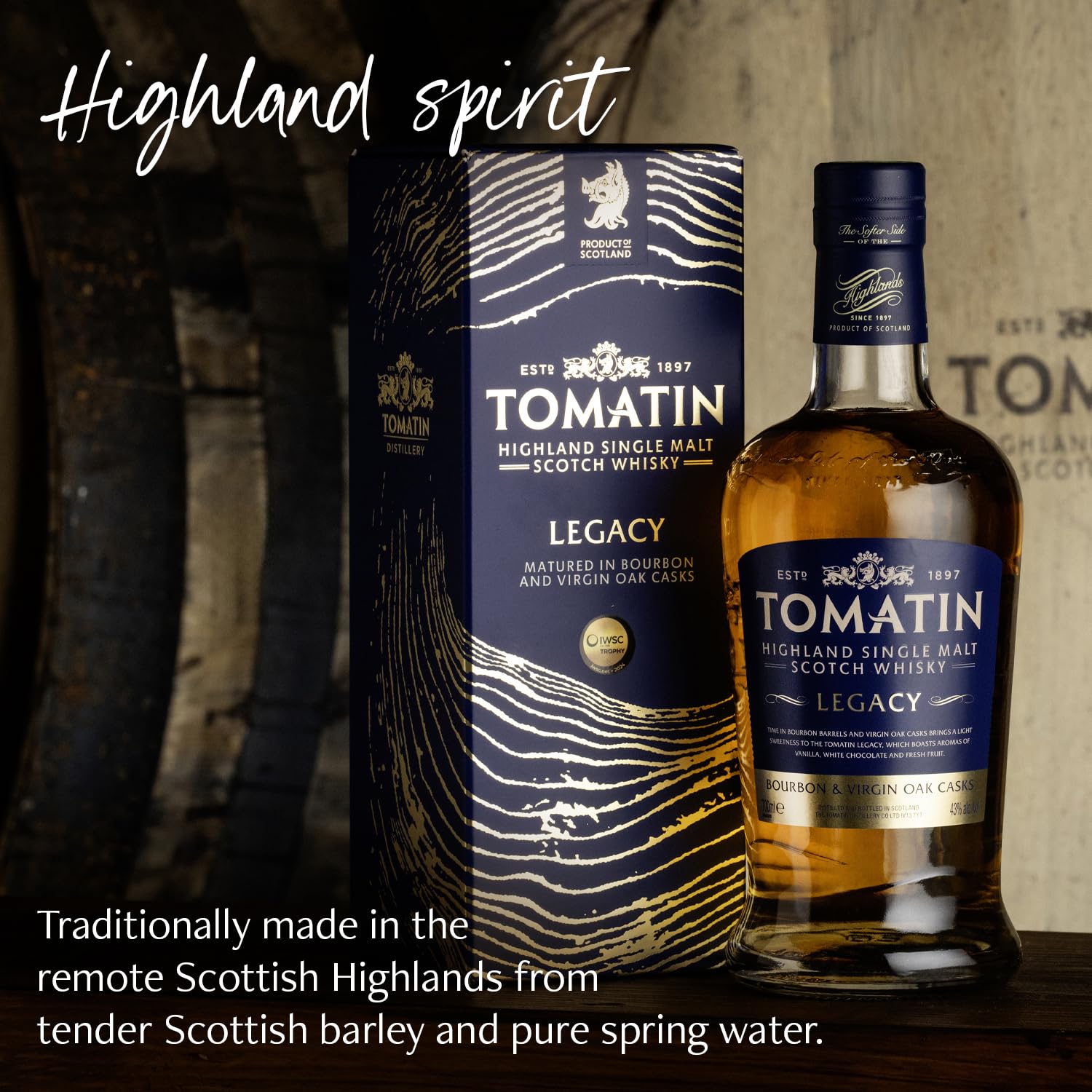 Tomatin Legacy Highland Single Malt Scotch Whisky 43% Vol. 700 ml