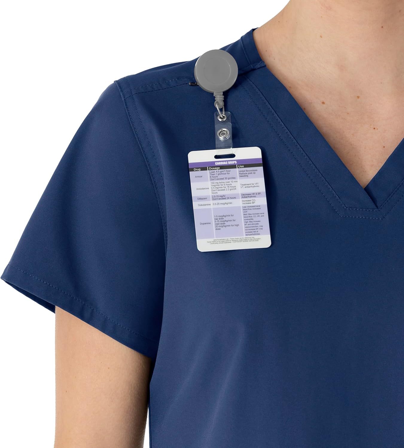 Carhartt Scrubs for Women, Force Essentials, V-Neck Tops with 5 Pockets - Image 9