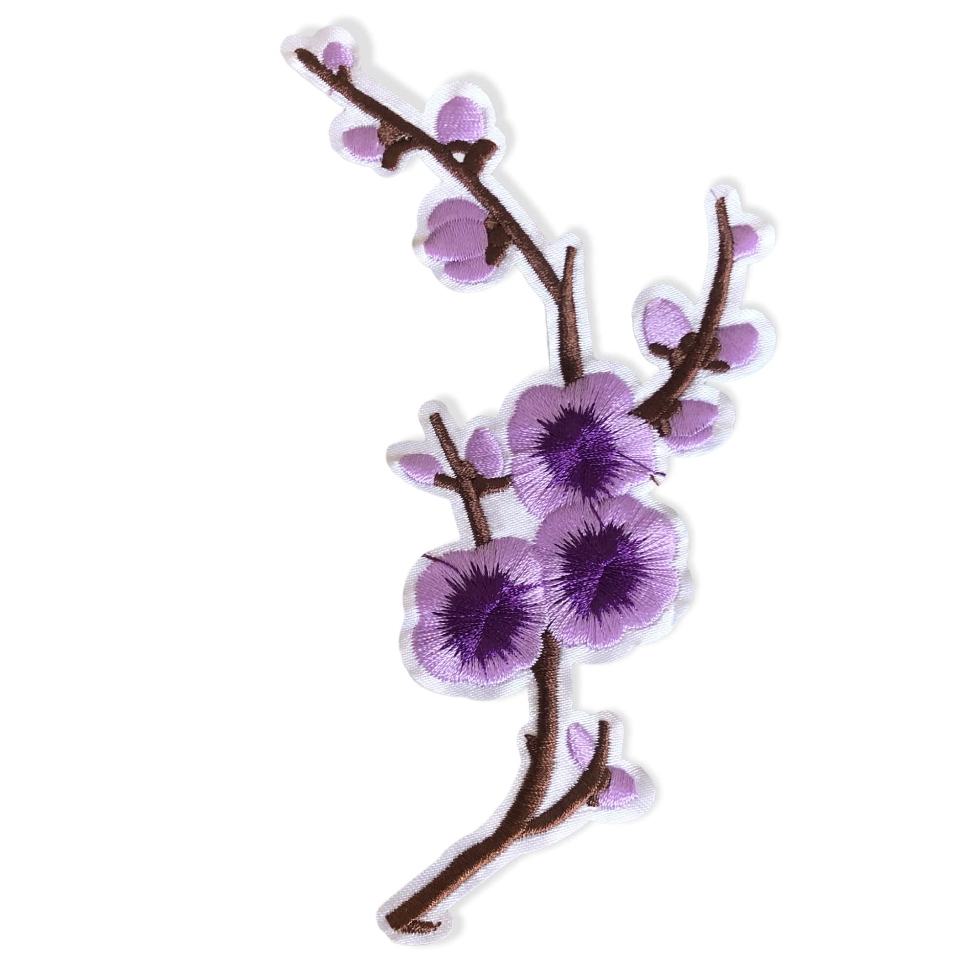 Thread Embroidery Flowers Patch Applique