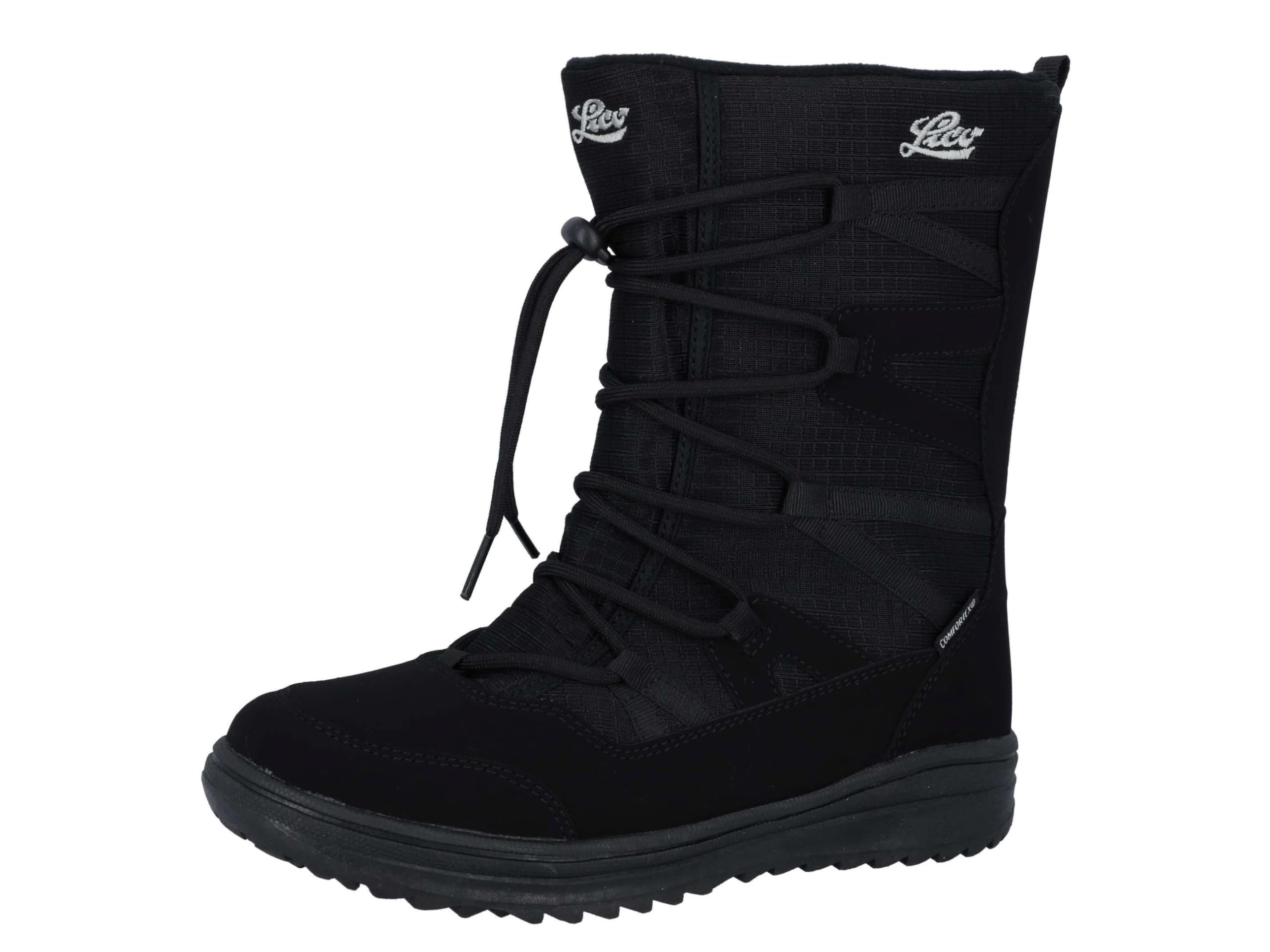 Lico Women's Cheyenne Snow Boot, Black, 3.5 UK