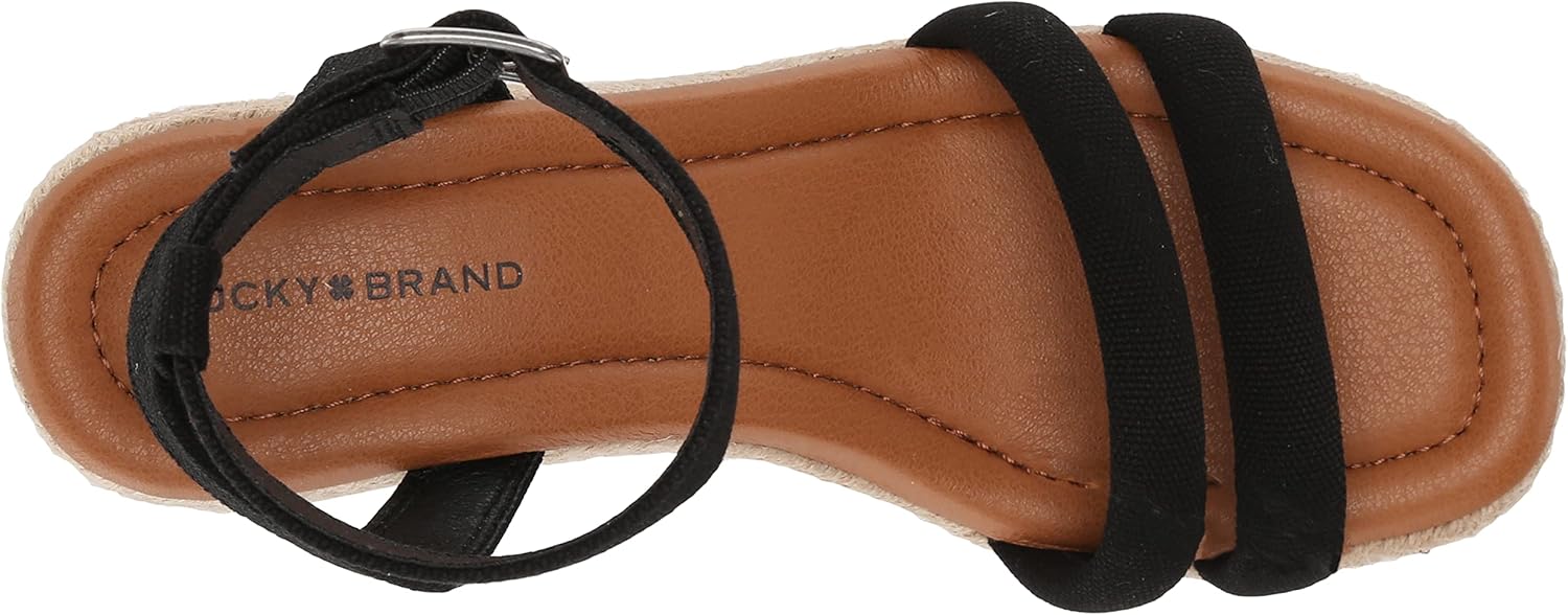 Lucky Brand womens Nasli Espadrille Wedge Sandal