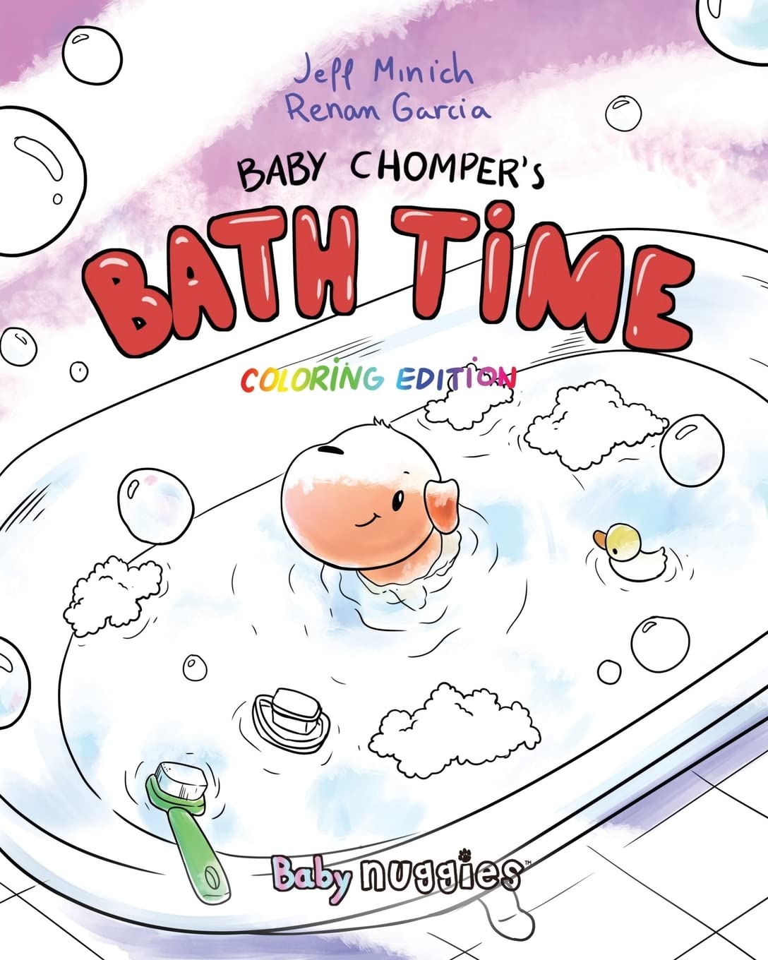 Baby Chomper's Bath Time: Coloring Edition