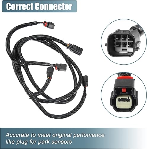 Miniatura 4 de X AUTOHAUX, arnés de cableado de asistencia de estacionamiento trasero 68031820AA para Dodge para RAM 1500 2009-2020 para Dodge para Ram 2500 3500