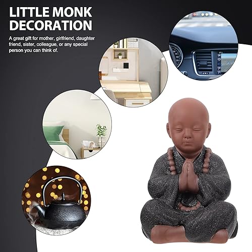 Miniatura 5 de Garneck Decoración de cerámica para bebés de cerámica de escritorio de platillo de adorno de mascotas de té