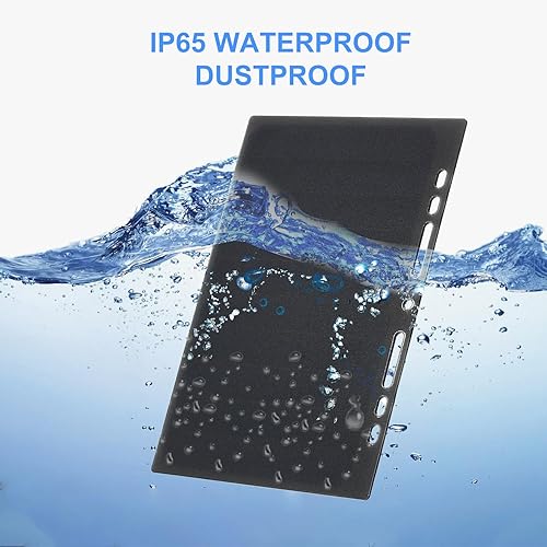 Miniatura 4 de Lixada Cargador de panel solar puerto USB portátil de alta potencia en forma de papel monocristalino de silicona de 10 W, cargador de panel solar